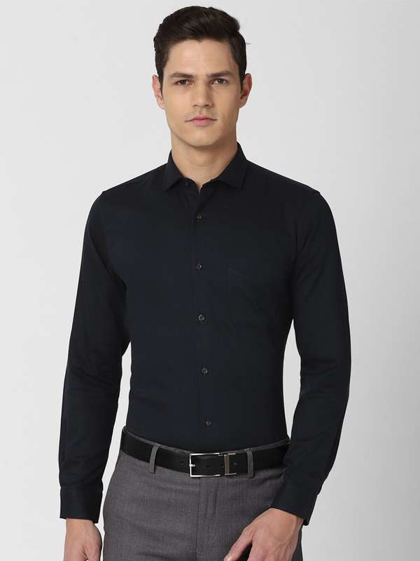 peter england black shirt price