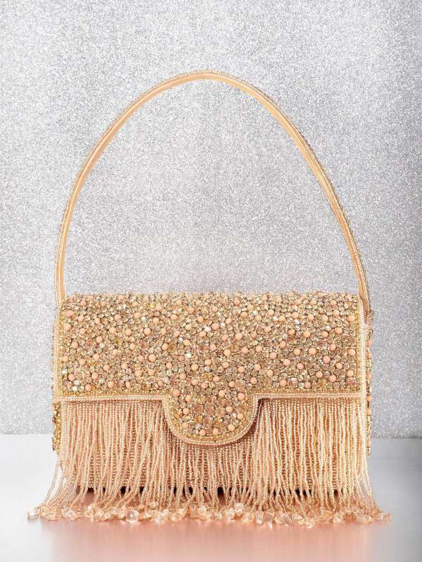 Rose gold cheap clutch purse