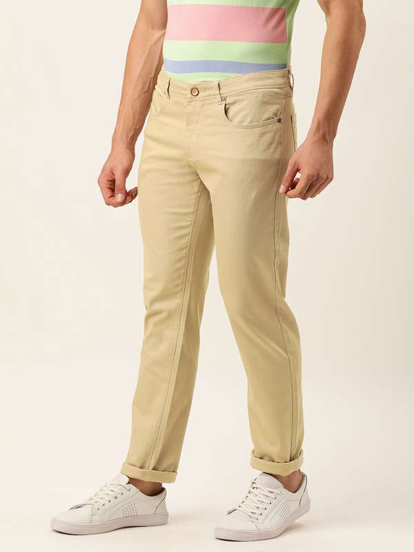 Peter England Cotton Trousers - Buy 