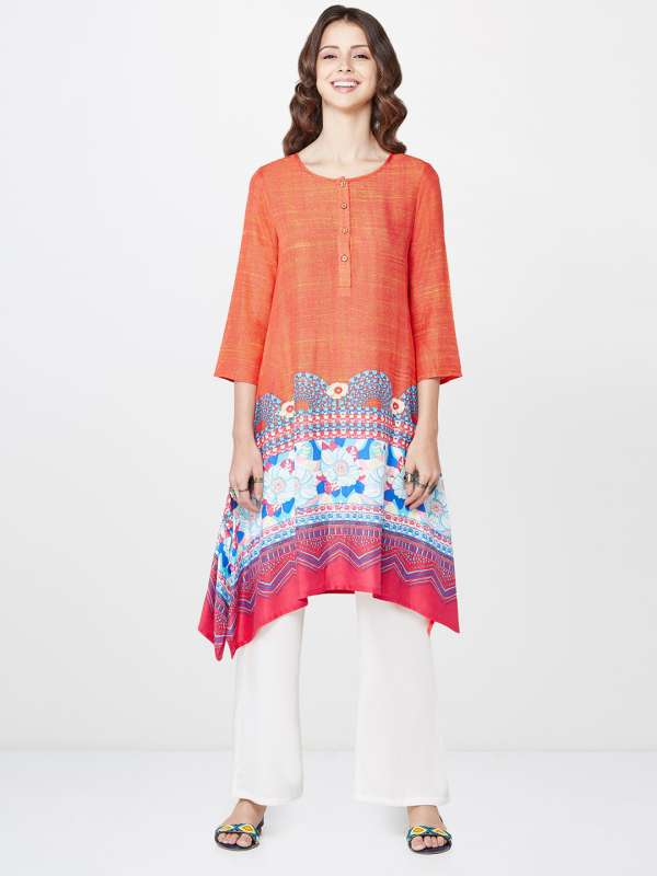 Global_desi Tangerine Clothing - Buy Global_desi Tangerine Clothing online  in India