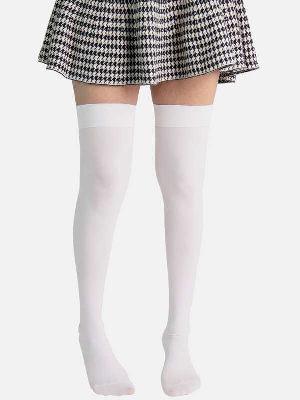 White Stockings - Buy White Stockings online in India