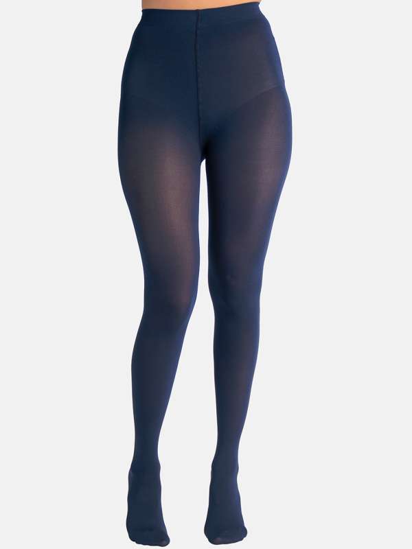 Tights - Navy Blue Solid