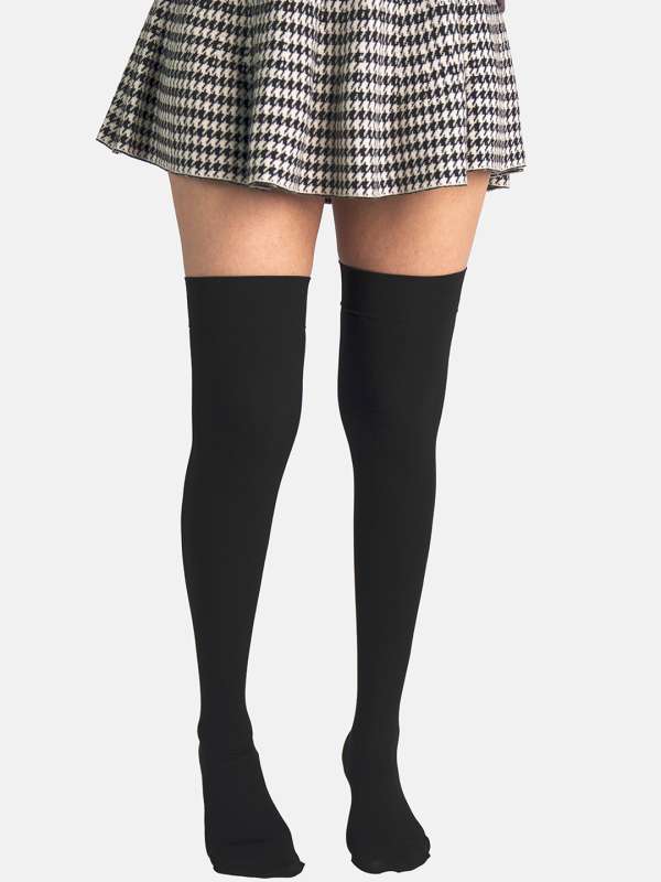 Buy Black Thigh High Stockings Online