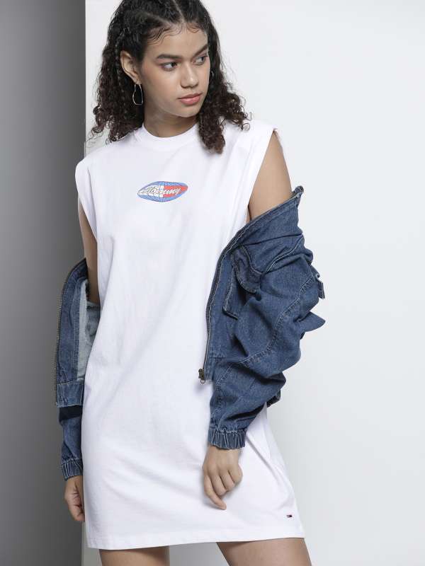 Tommy Hilfiger White Casual Dress Buy Tommy Hilfiger White