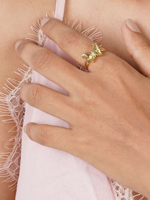 Butterfly ring online hot sale