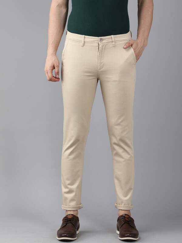 Buy Spykar Sage Green Slim Fit Trousers for Men Online  Tata CLiQ