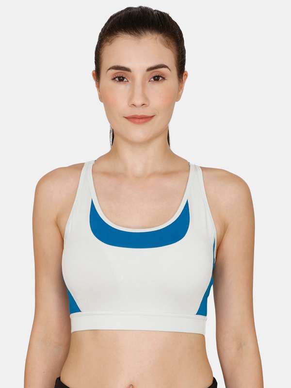 Buy Zelocity Sports Bra With Removable Padding - Purple at Rs.822