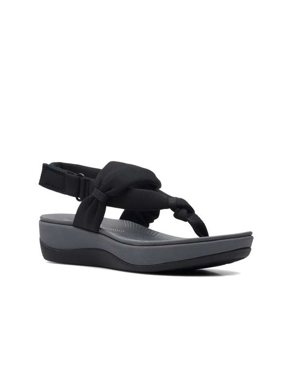 Clarks open toe flats deals