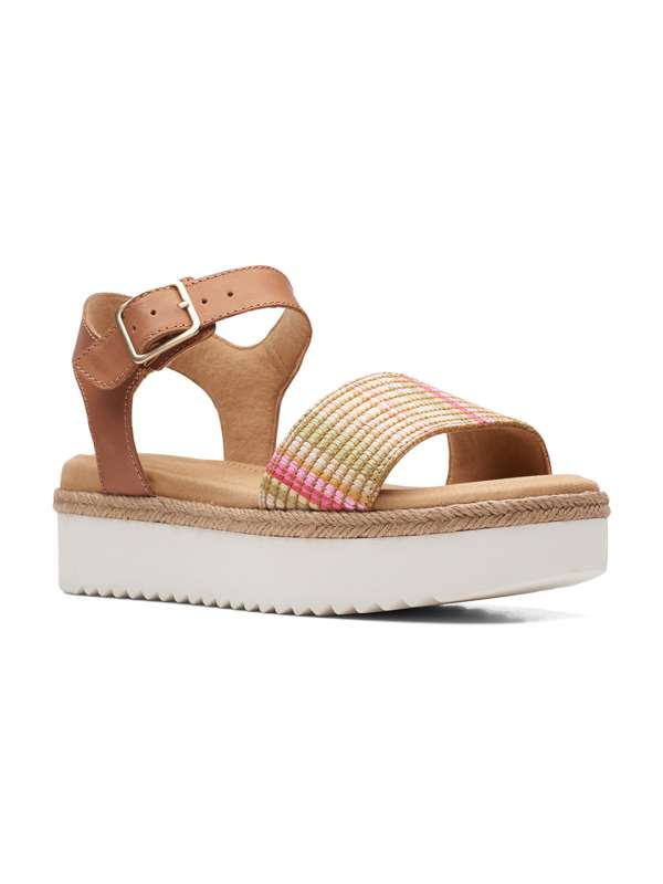 Clarks flatform hotsell sandals