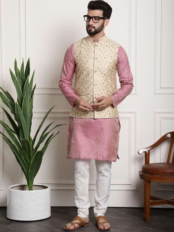 Pink Ethnic Jacket Buy Pink Ethnic Jacket online in India