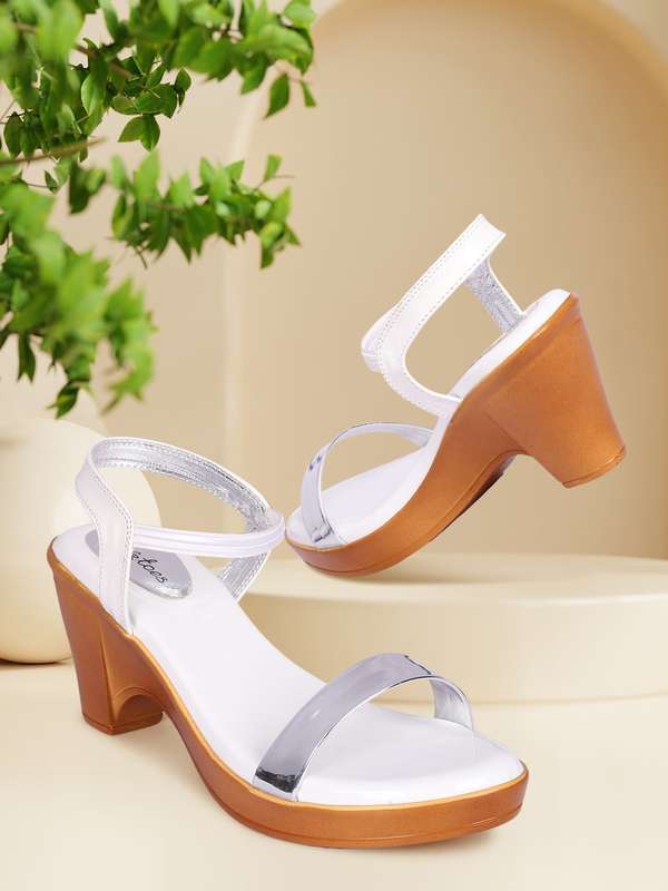White heels myntra clearance
