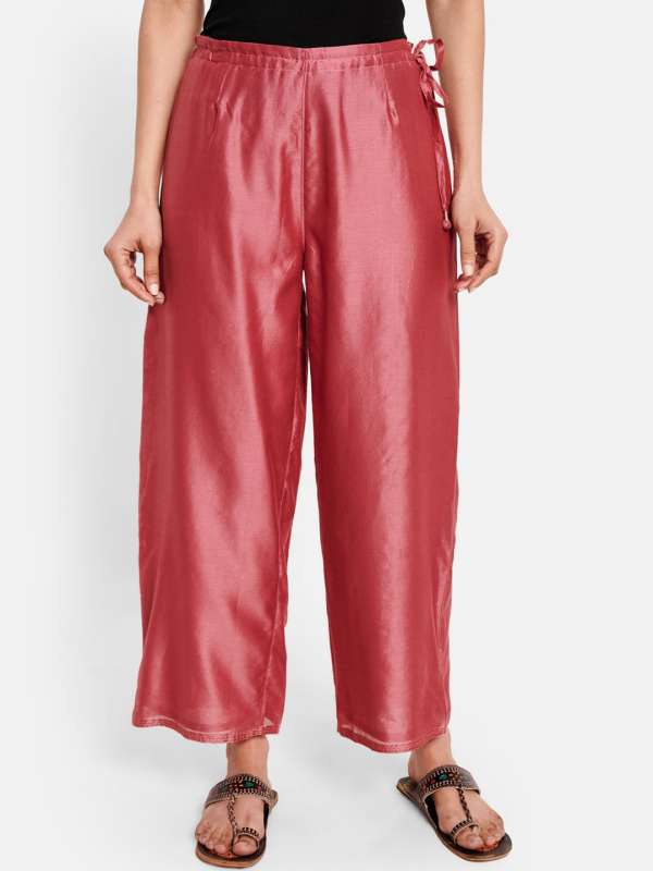 Women's palazzo pants pink