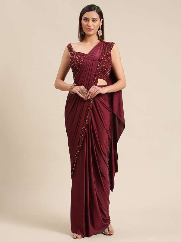 Buy Pre-Stitched Sarees Online in India 
