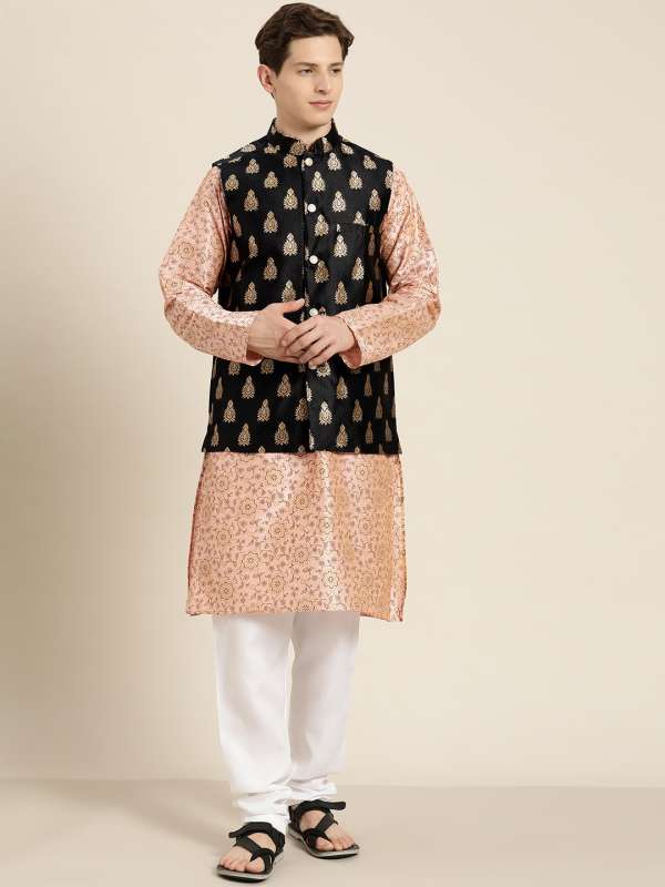 Myntra men's top kurta pajama