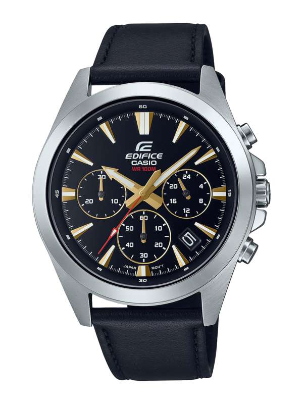 Casio Edifice Brown Black Leather Chronograph Watch 2936239.htm