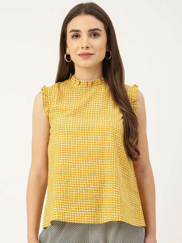 Mustard gold tops sales