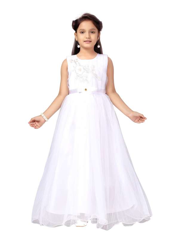 White shop gown myntra