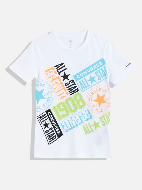Converse t shirt myntra discount