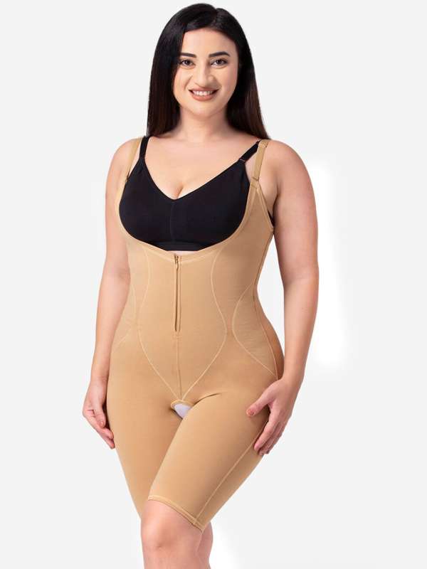 Fashion Women Bodysuit Shapewear Smooth Body Briefer Butt Lifter Tummy  Control Body Shaper Extra Firm Seamless One Piece Shaper With Bra @ Best  Price Online