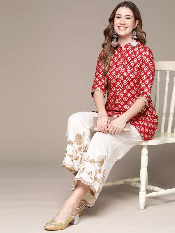 myntra front open kurti