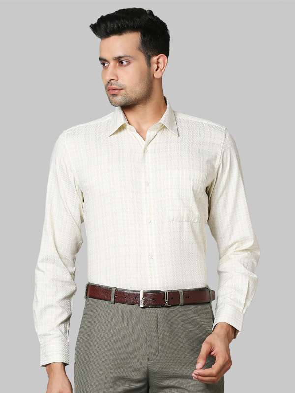 LOUIS PHILIPPE Men Checkered Formal Green Shirt - Buy LOUIS PHILIPPE Men  Checkered Formal Green Shirt Online at Best Prices in India