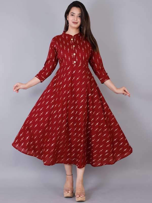 Myntra frock style kurti deals