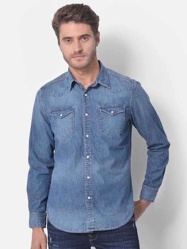 Woodland Men Jeans Shirts - Buy 