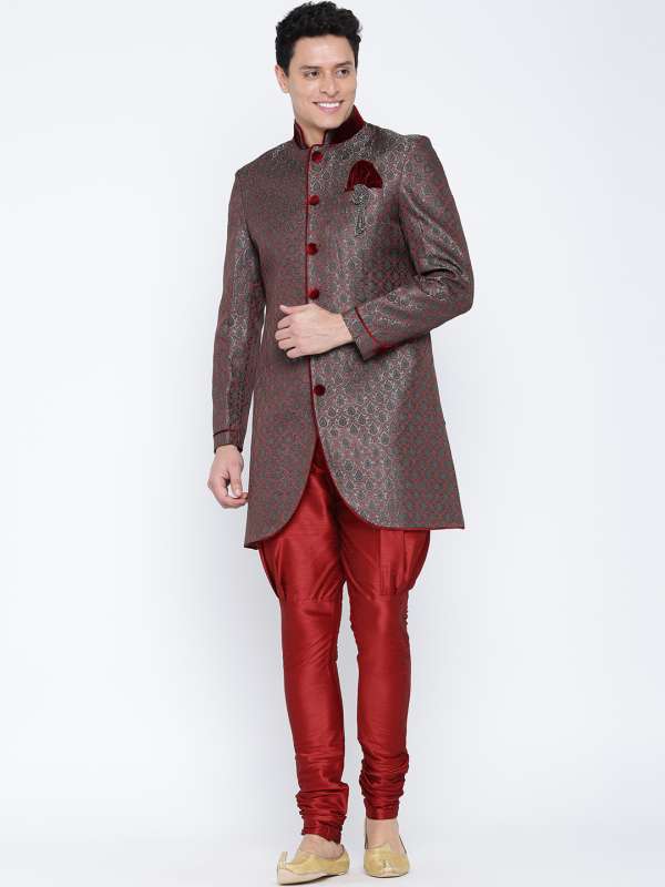 ShubhVivah SOLID THREE PIECE COAT PANT Solid Men Suit