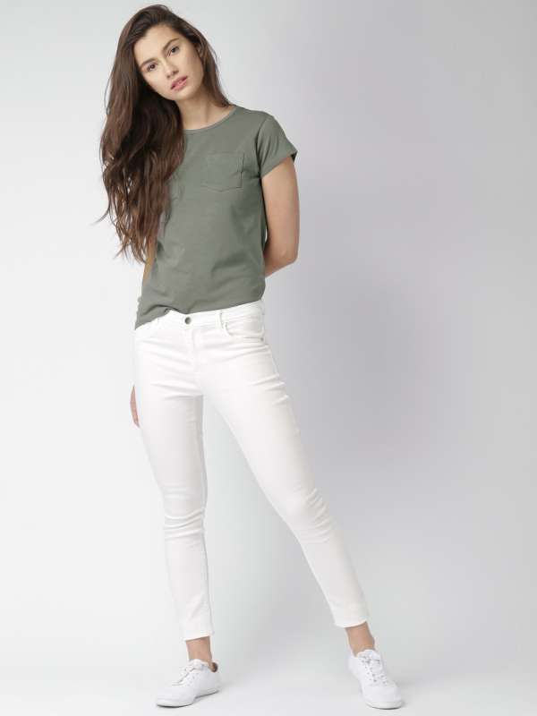 Ladies Tops Buy Tops T Shirts For Women Online Myntra