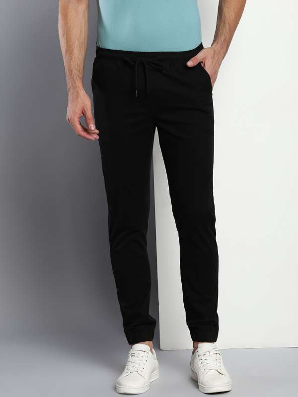 Black hotsell cotton joggers
