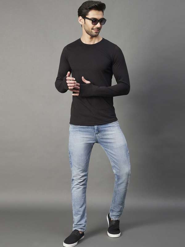 Thumb hole t shirts myntra clearance