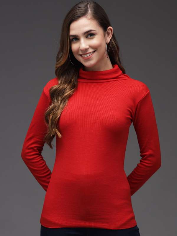 Buy Turtle Neck Top online in India