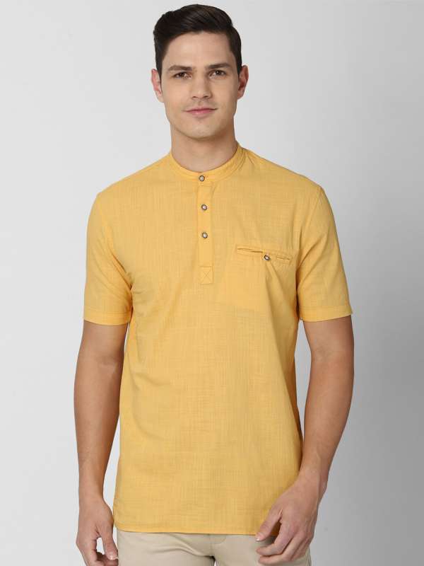 Peter england hot sale yellow shirt