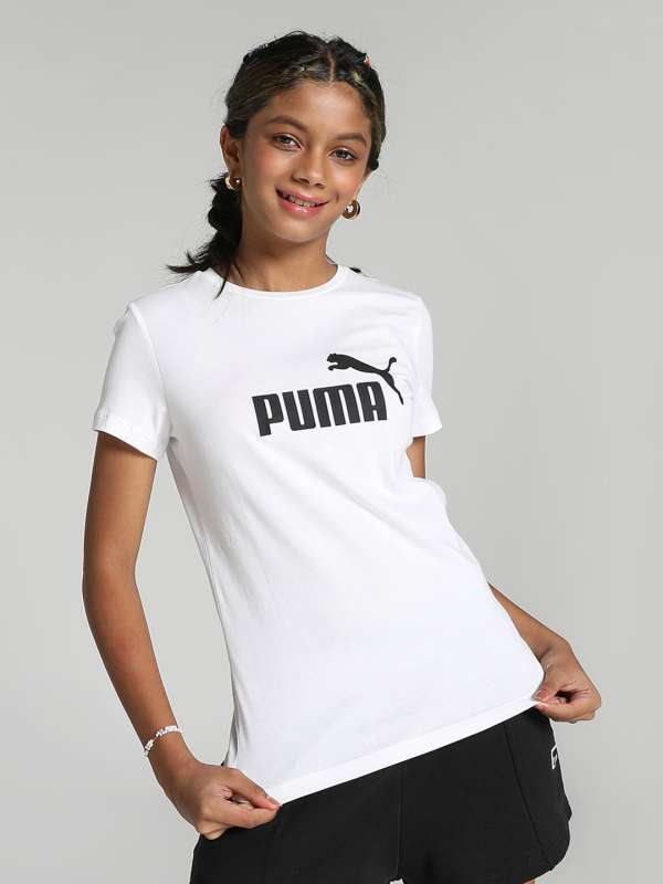 Puma Girls White Su Style Printed T Shirt 8716505.htm Buy Puma Girls White Su Style Printed T Shirt 8716505.htm online in India