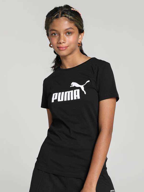 Puma Girls Black Printed Round Neck T Shirt 8727861.htm Buy Puma Girls Black Printed Round Neck T Shirt 8727861.htm online in India
