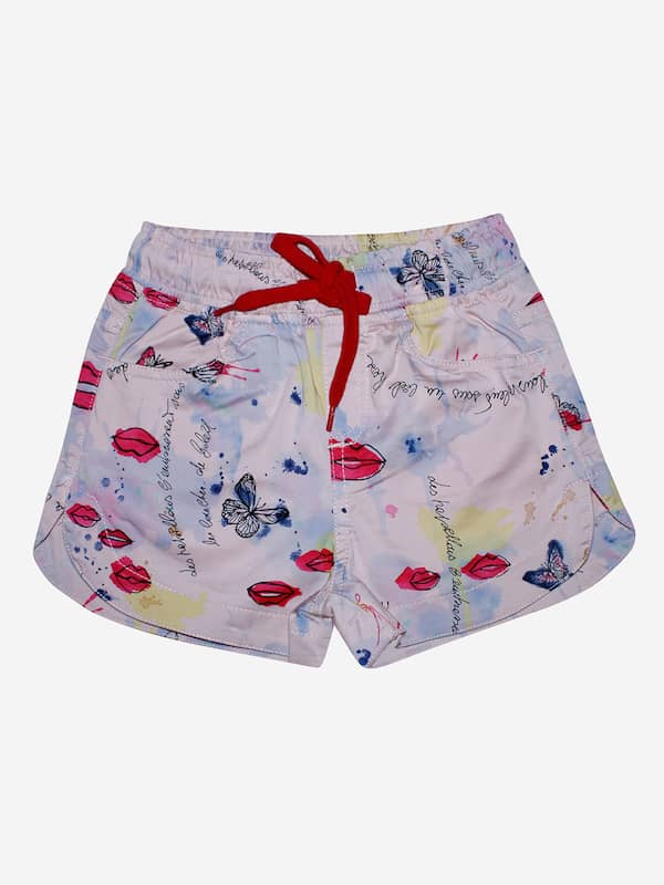 Kids Lycra Hot Pants Knickers Dance Microfiber Shorts Gym Neon Party 5-12  Years | eBay