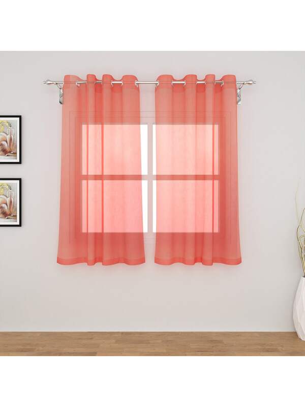 Furnishings Curtains And Sheers Sheer, Pink Peach Sheer Curtains