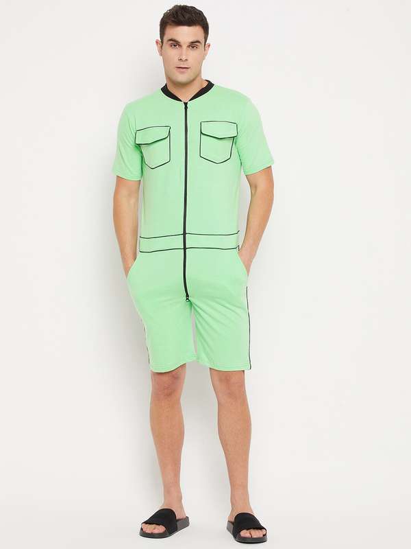 Men jumpsuit short Clearance