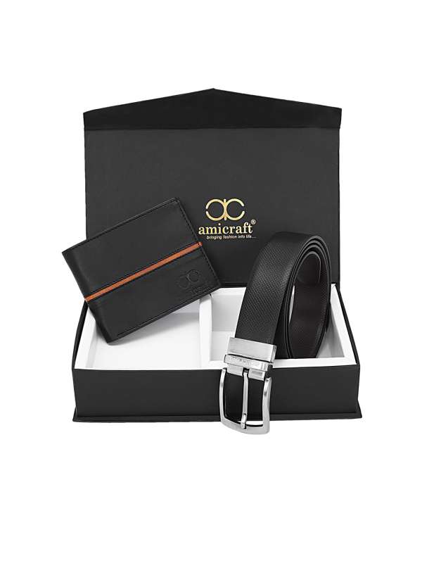 Watch belt shop wallet combo