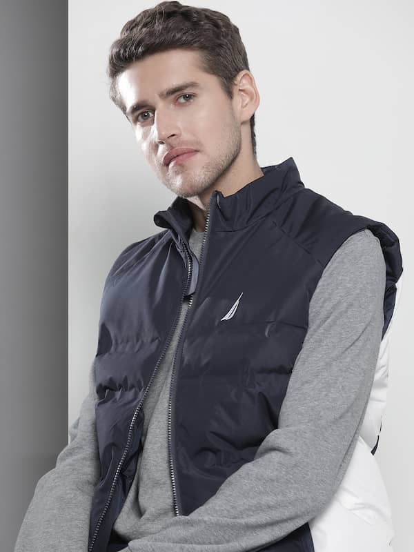 Buy Green Packable Sleeveless Puffer Jacket online | Looksgud.in