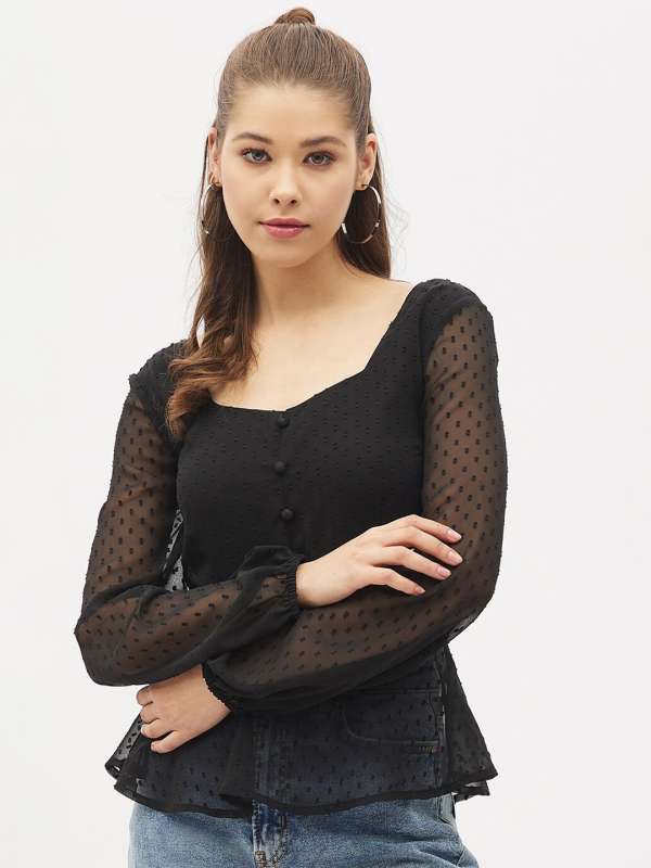 Sheer Top Buy Sheer Top online in India