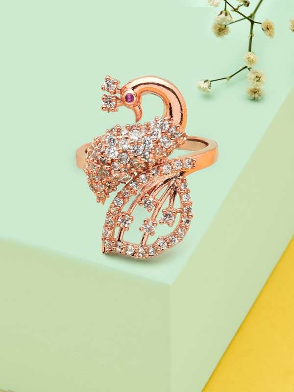 Peacock ring online shop