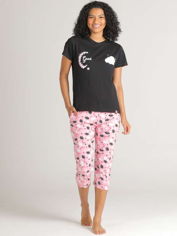 Womens sales black nightwear