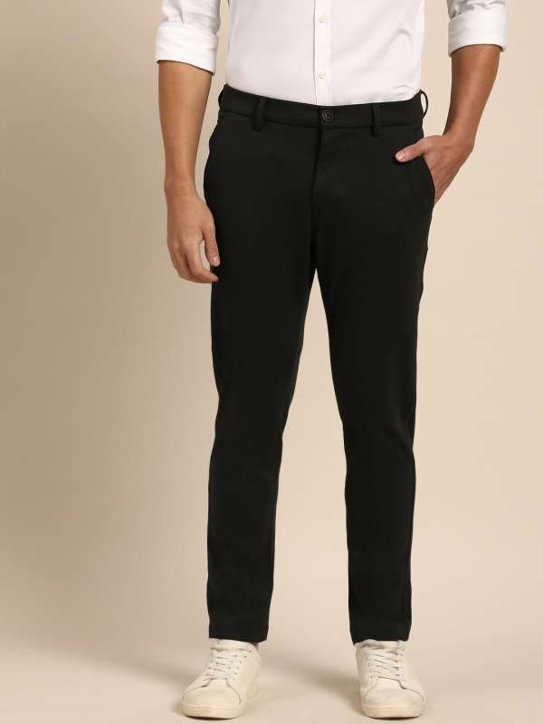 Flat Front Trousers - Buy Flat Front Trousers online in India