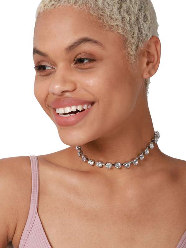 Diamond choker 2024 forever 21