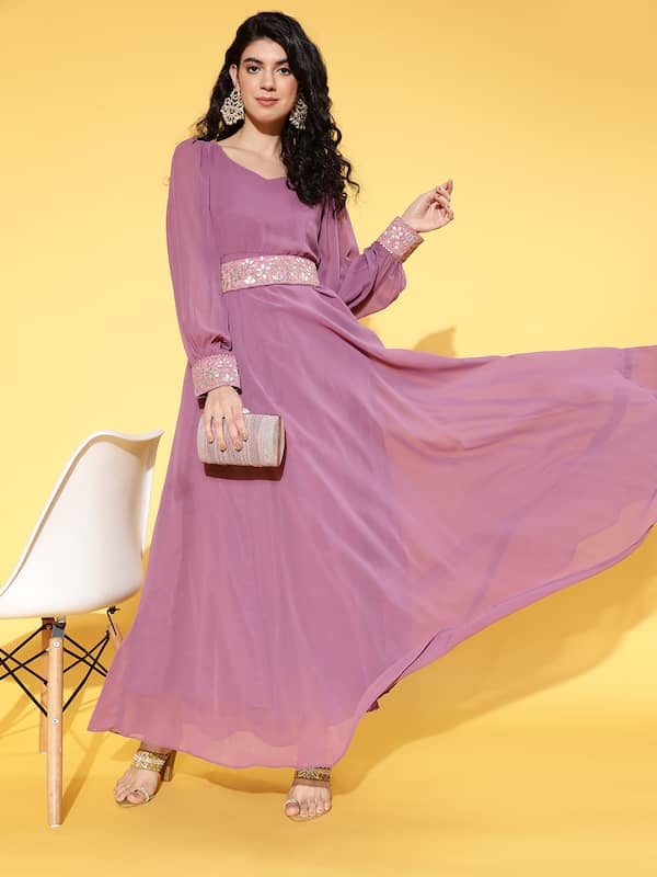 Discover more than 87 myntra long gown dresses