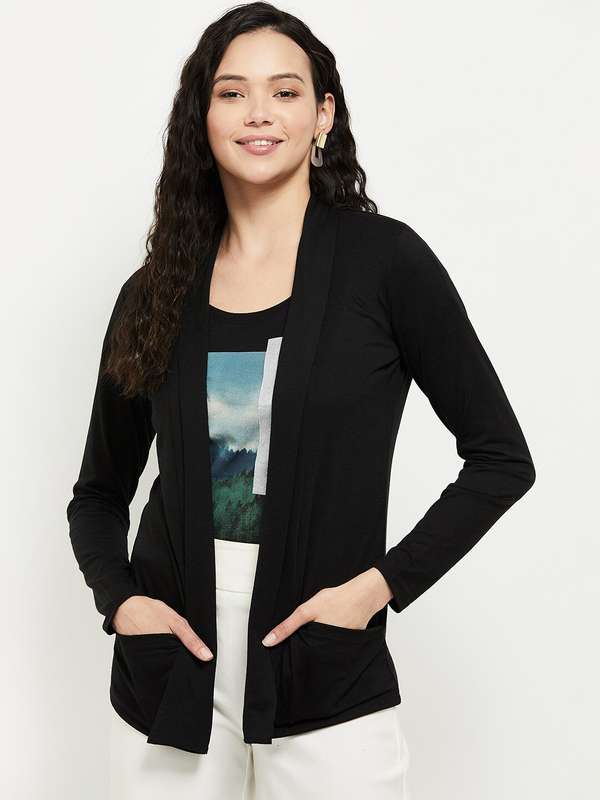 black shrug for ladies