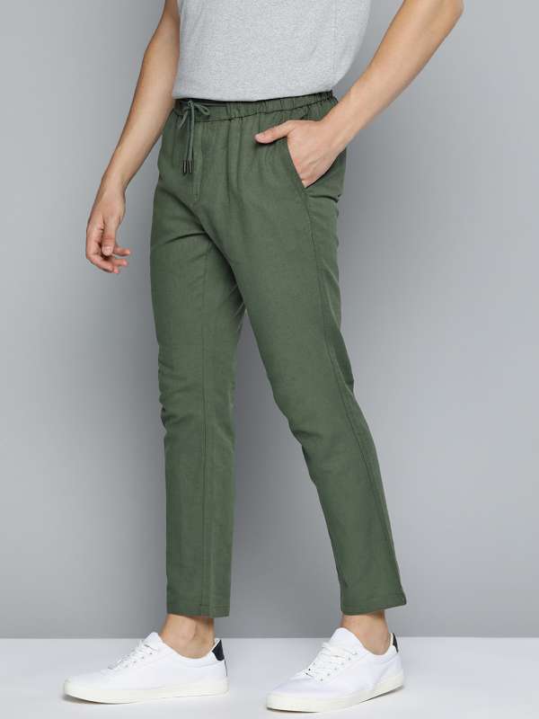 The Abelino  Mocha Mens Linen Trousers Online in India  Yellwithus   Yell  Unisexx Fashion House