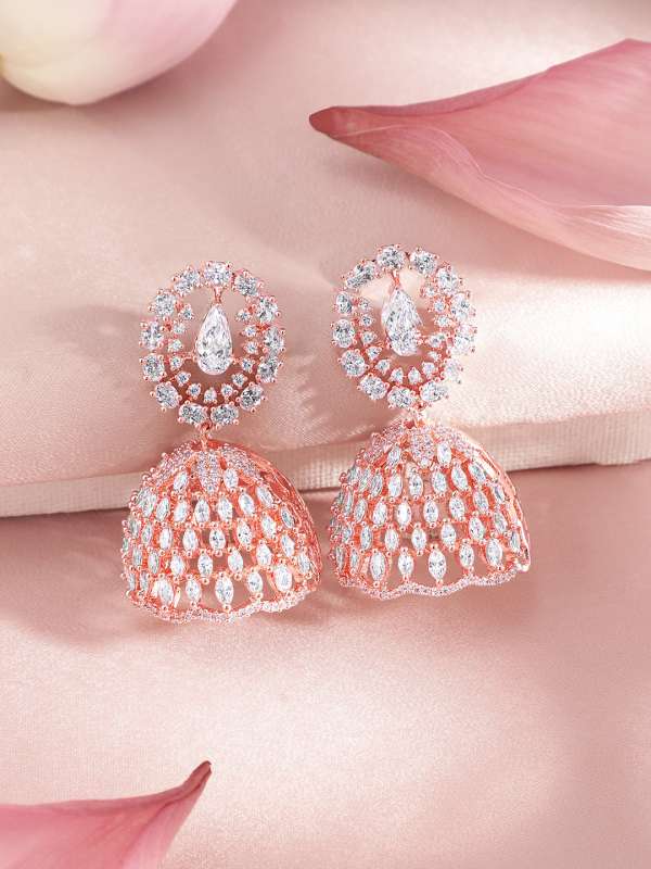 Buy Gold Jhumka Online Latest Jhumka Designs Myntra