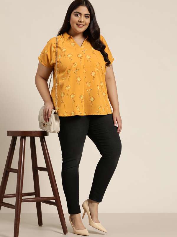 Mustard store tops online